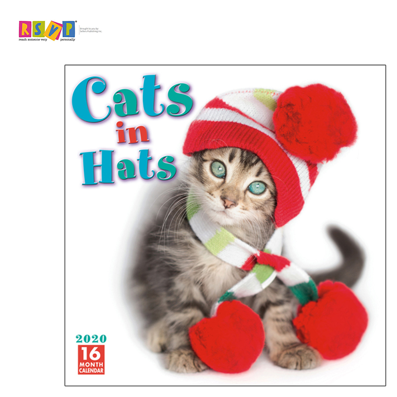 Cats in Hats Calendar Cover kitten